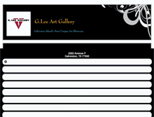 Tablet Screenshot of gleegallery.net